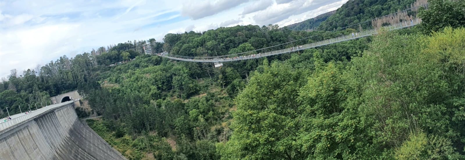  Most wiszący w górach Harzu